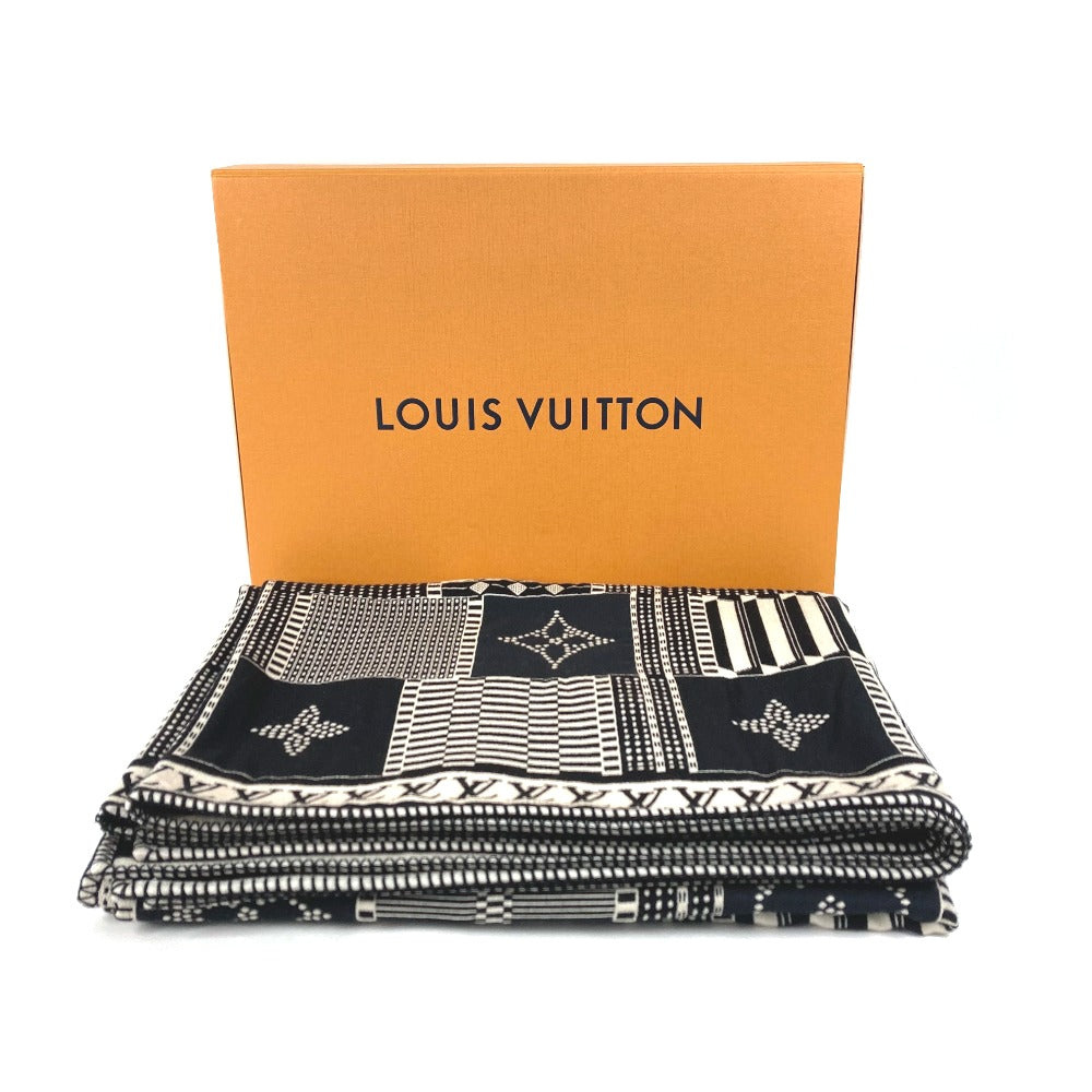 LOUIS VUITTON MP3214 ジオメトリックブランケット インテリア ひざかけ ブランケット ブランケット ウール レディース - brandshop-reference