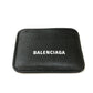 BALENCIAGA 593812 ロゴ フラット ICケース 名刺入れ カードケース レザー レディース