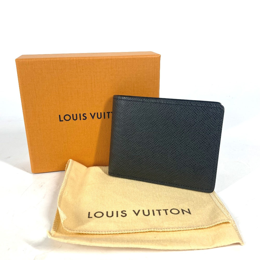 LOUIS VUITTON M30539 タイガ ポルトフォイユスレンダー 札入れ コンパクトウォレット 2つ折り財布 タイガレザー メンズ