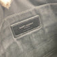 SAINT LAURENT PARIS 397294 Logo Second Bag Pouch Bag Clutch Bag Leather Men's Black