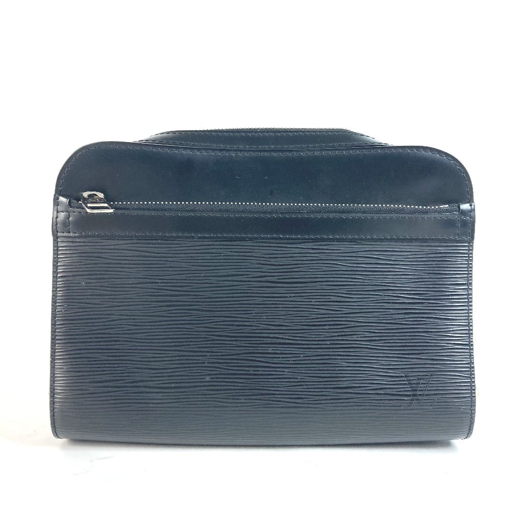 LOUIS VUITTON M59362 Epi Leather Hoche Clutch Bag with Strap, Men's Second Bag, Noir Black