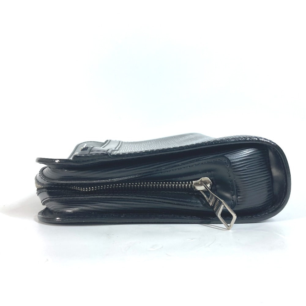 LOUIS VUITTON M59362 Epi Leather Hoche Clutch Bag with Strap, Men's Second Bag, Noir Black