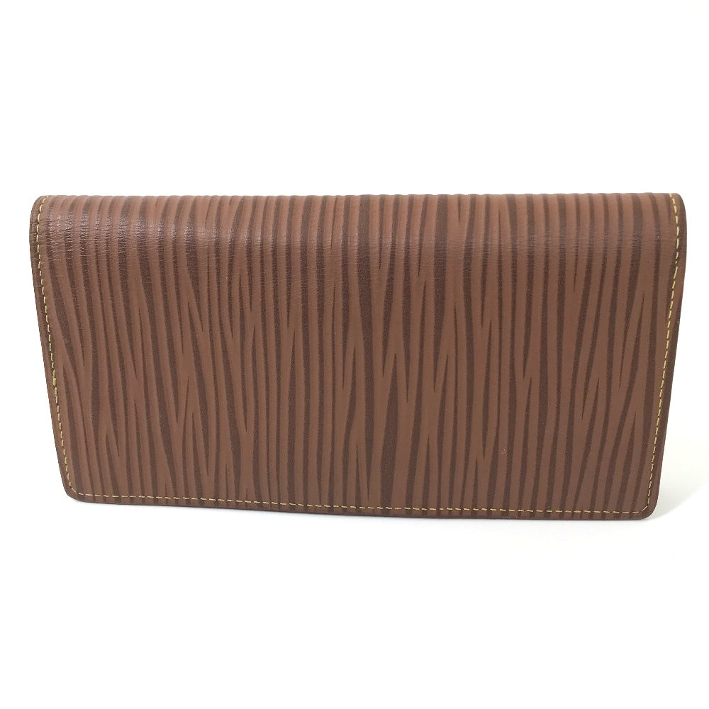 LOUIS VUITTON M82631 エピ ポルトフォイユ・ブラザ NM ロングウォレット 2つ折り 長財布 エピレザー メンズ ブラウン