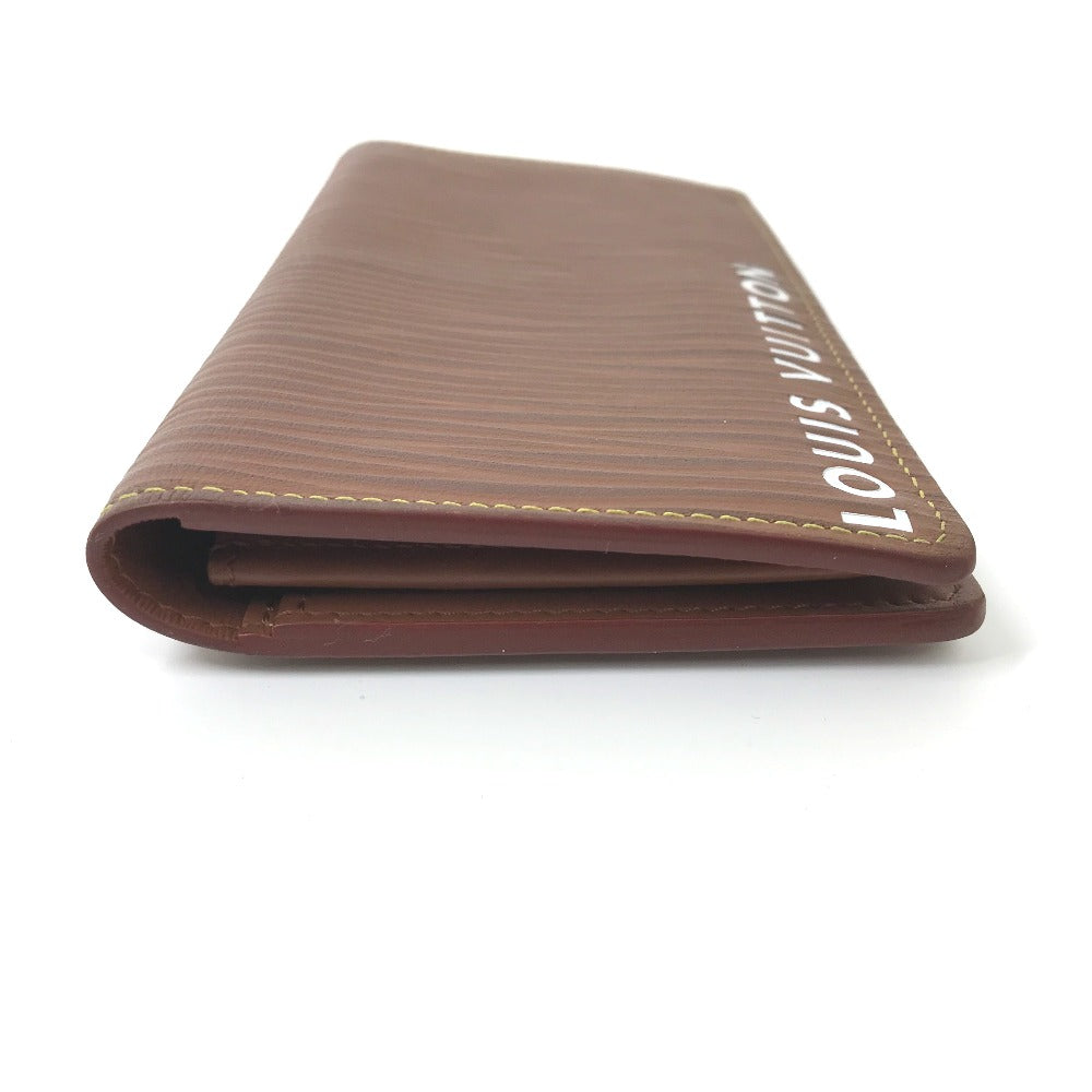 LOUIS VUITTON M82631 エピ ポルトフォイユ・ブラザ NM ロングウォレット 2つ折り 長財布 エピレザー メンズ ブラウン