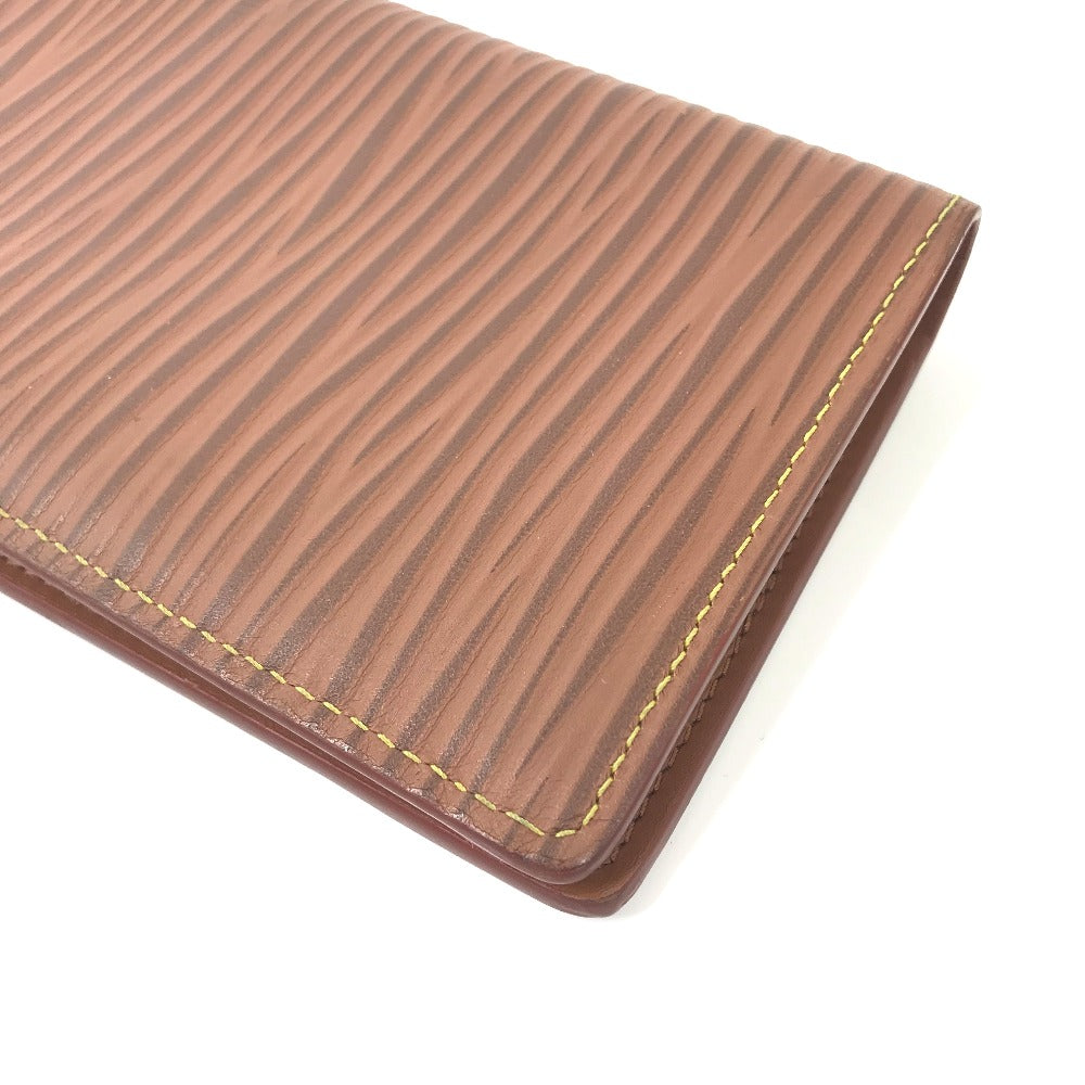 LOUIS VUITTON M82631 エピ ポルトフォイユ・ブラザ NM ロングウォレット 2つ折り 長財布 エピレザー メンズ ブラウン