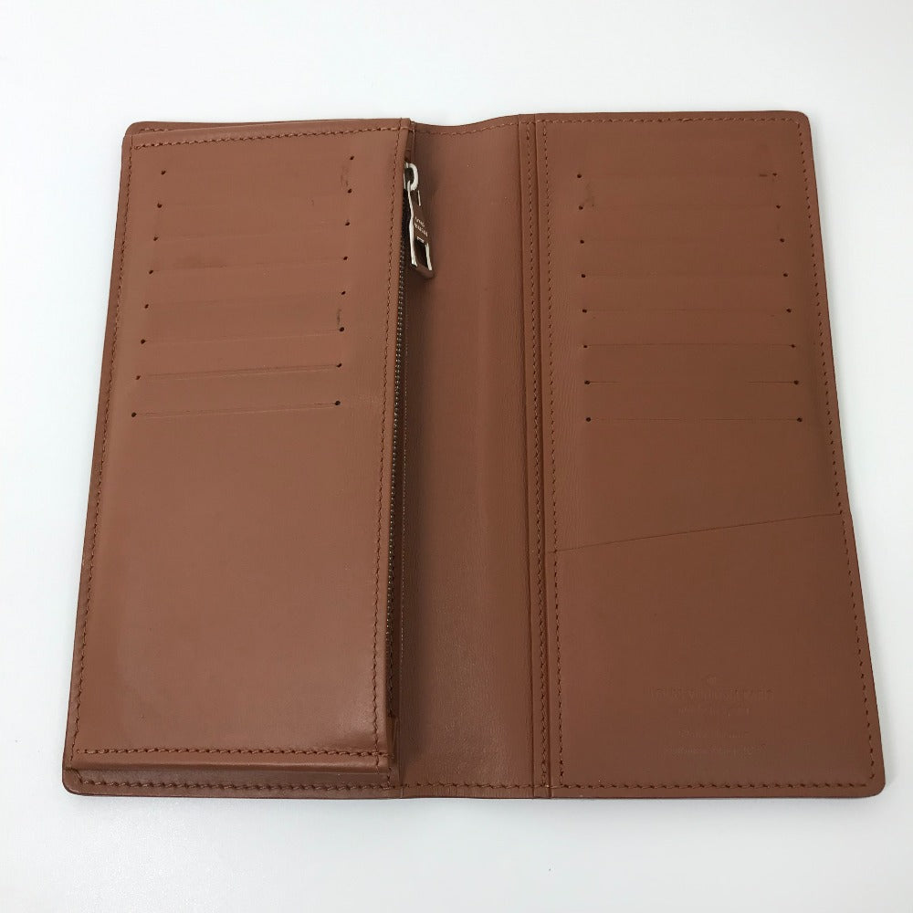 LOUIS VUITTON M82631 エピ ポルトフォイユ・ブラザ NM ロングウォレット 2つ折り 長財布 エピレザー メンズ ブラウン