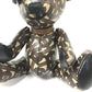 BURBERRY All-Logo TB Thomas Bear Bag Charm Bear Keychain Leather Women's Brown