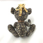 BURBERRY All-Logo TB Thomas Bear Bag Charm Bear Keychain Leather Women's Brown