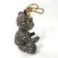 BURBERRY All-Logo TB Thomas Bear Bag Charm Bear Keychain Leather Women's Brown