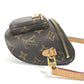LOUIS VUITTON M82335 モノグラム ミニ バムバッグ ショルダーバッグ カバン 斜め掛け ポシェット ポーチ ボディバッグ モノグラムキャンバス レディース ブラウン