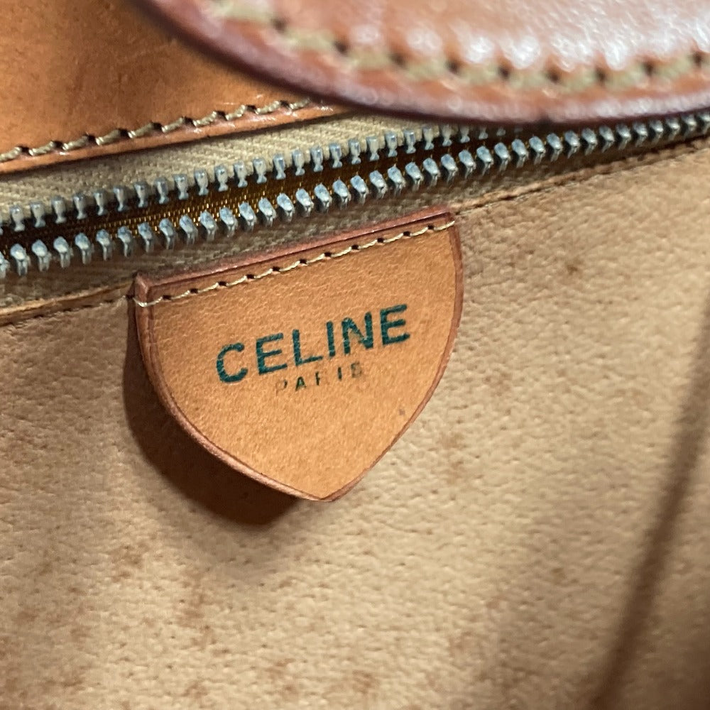 CELINE ヴィンテージ マカダム カバン ボックス バニティバッグ ハンドバッグ レディース