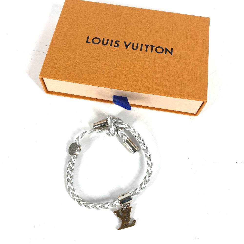 LOUIS VUITTON  MP225E LVロゴ ブラスレ・フレンドシップ バングル アクセサリー ブレスレット レザー レディース