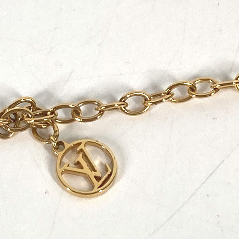 LOUIS VUITTON M69643 バイカラー ネックレス コリエ LtoV チェーン アクセサリー ネックレス メタル レディース