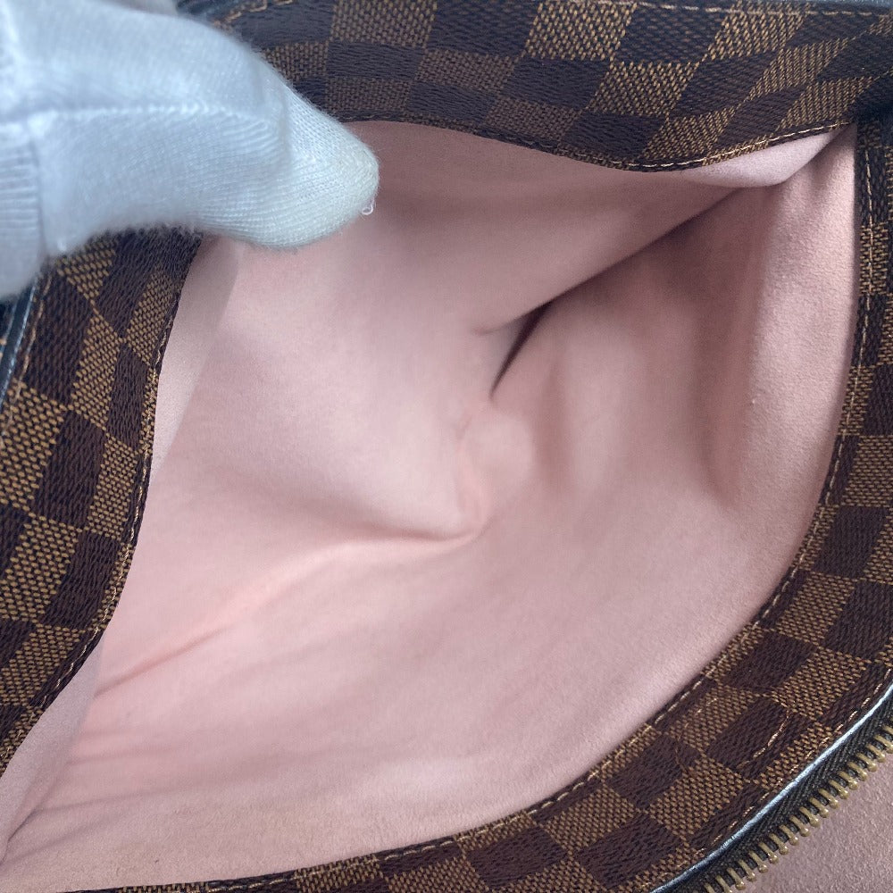 LOUIS VUITTON N41488 Damier Normandy Shoulder Bag, 2-Way Bag, Tote Bag, Damier Canvas, Women's, Ebene, Brown
