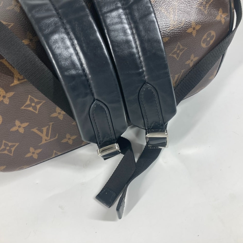 LOUIS VUITTON M45349 モノグラム・マカサー ジョッシュ バックパック カバン リュックサック モノグラムキャンバス メンズ ブラウン