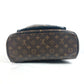 LOUIS VUITTON M45349 モノグラム・マカサー ジョッシュ バックパック カバン リュックサック モノグラムキャンバス メンズ ブラウン