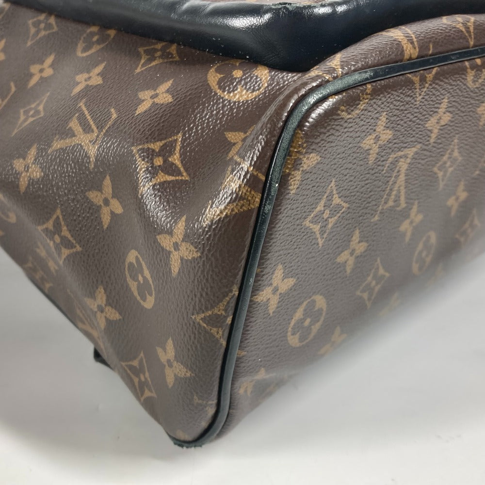 LOUIS VUITTON M45349 モノグラム・マカサー ジョッシュ バックパック カバン リュックサック モノグラムキャンバス メンズ ブラウン