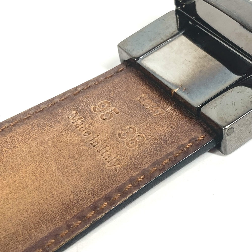 Berluti リバーシブル カリグラフィ ロゴ アクセサリー ベルト レザー メンズ ベージュ - brandshop-reference