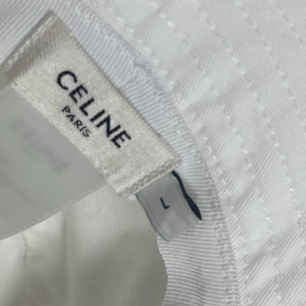 CELINE 2AUO4968P バイカラー ロゴ ハット帽 帽子 バケットハット ボブハット ハット コットン ユニセックス