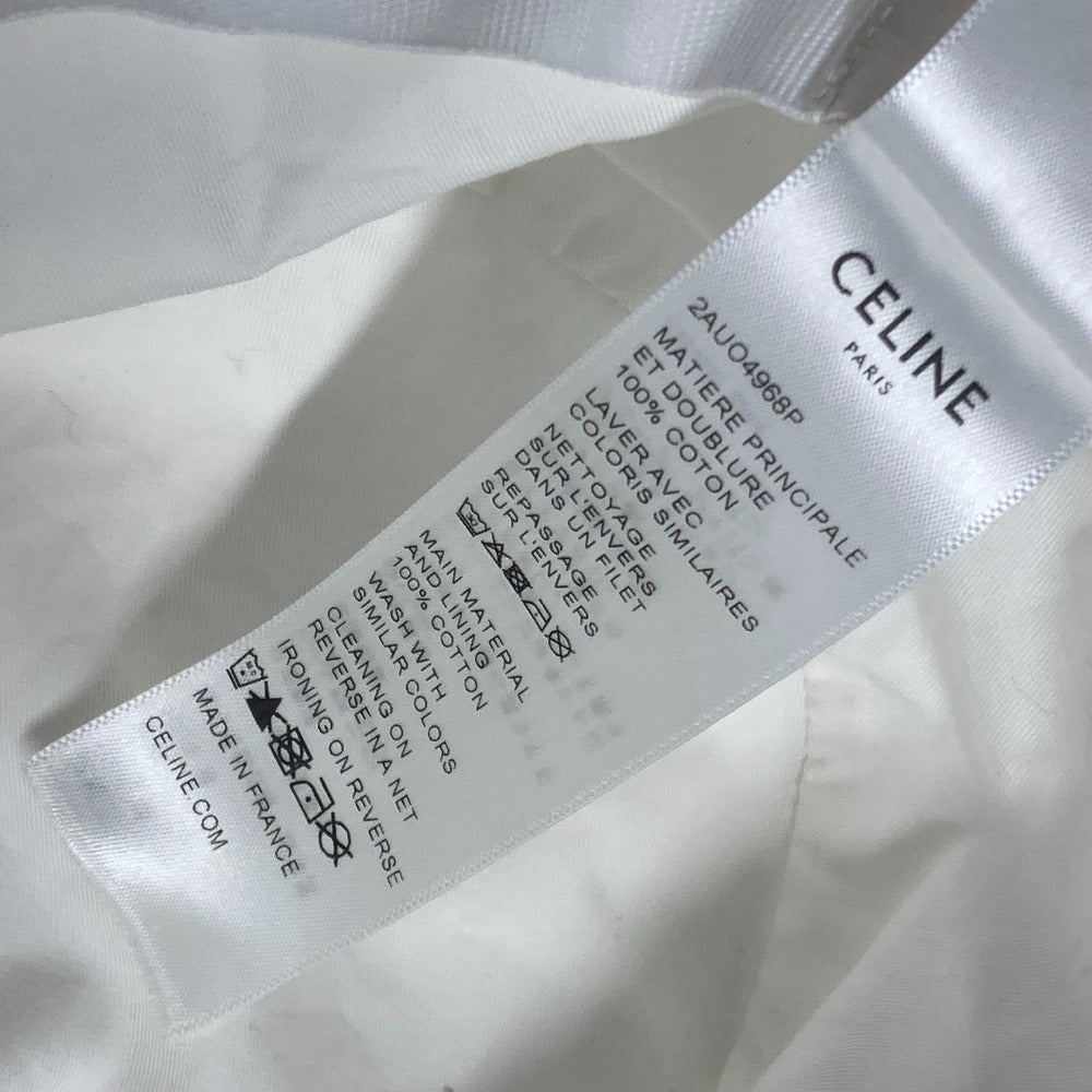 CELINE 2AUO4968P バイカラー ロゴ ハット帽 帽子 バケットハット ボブハット ハット コットン ユニセックス