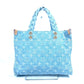 LOUIS VUITTON M24897 モノグラムデニム レットゴー カバン トートバッグ ハンドバッグ モノグラムデニム レディース スカイブルー デニム ブルー