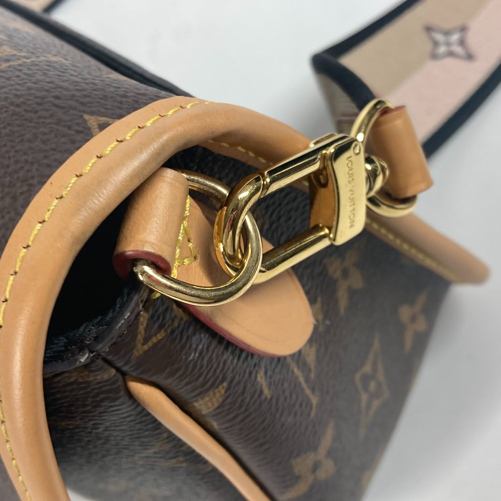 LOUIS VUITTON M45985 モノグラム ディアヌ NM PM カバン ポシェット 斜め掛け フラップ ショルダーバッグ モノグラムキャンバス レディース ノワール ブラウン
