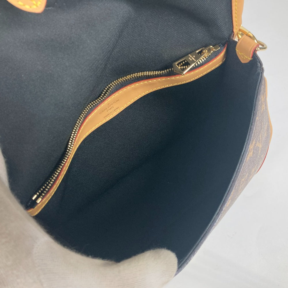 LOUIS VUITTON M45985 モノグラム ディアヌ NM PM カバン ポシェット 斜め掛け フラップ ショルダーバッグ モノグラムキャンバス レディース ノワール ブラウン