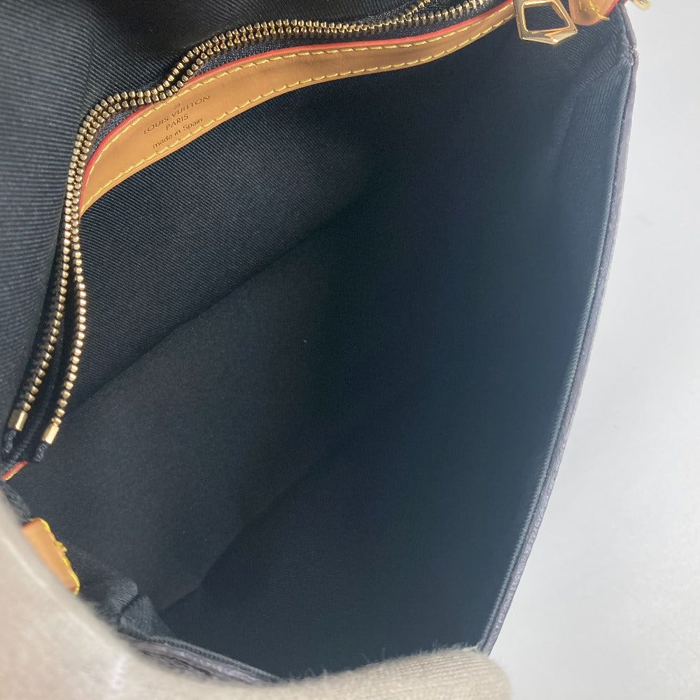 LOUIS VUITTON M45985 モノグラム ディアヌ NM PM カバン ポシェット 斜め掛け フラップ ショルダーバッグ モノグラムキャンバス レディース ノワール ブラウン