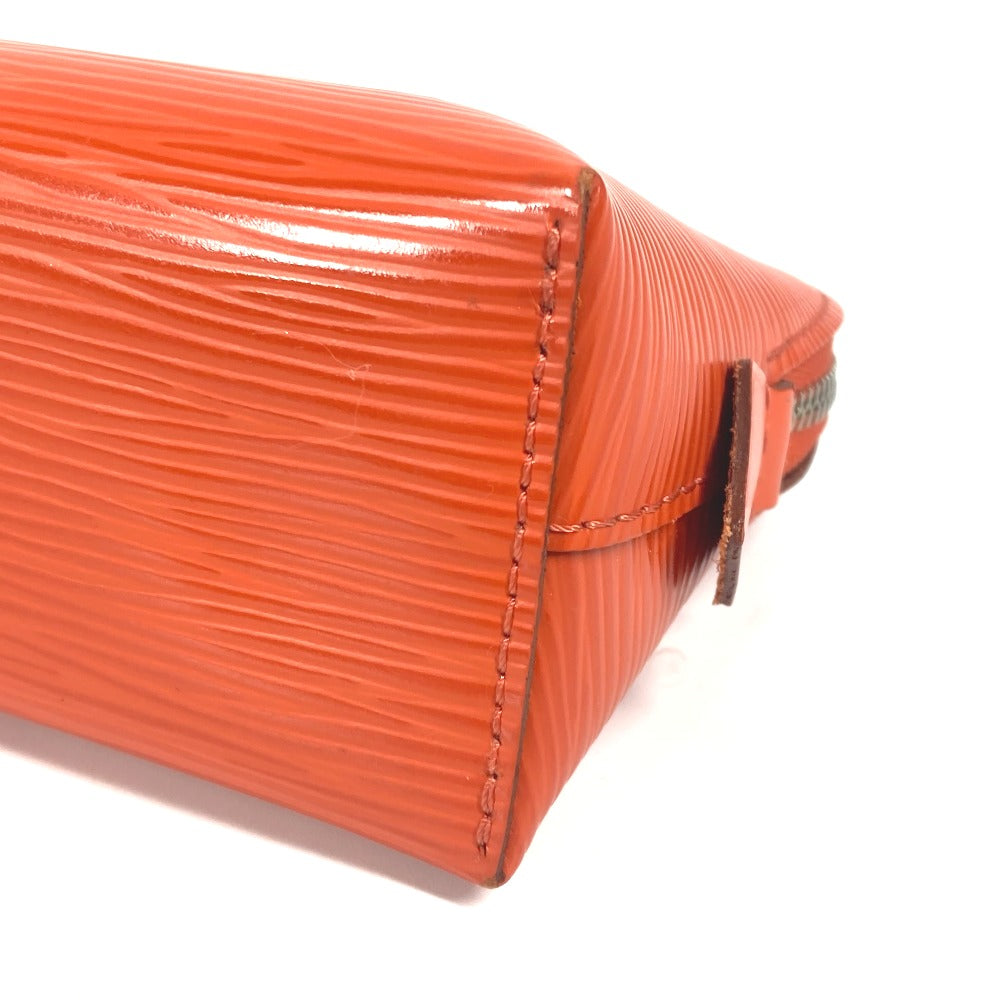 LOUIS VUITTON M40642 エピ ポシェット コスメティック PM メイクポーチ マルチポーチ 化粧ポーチ エピレザー レディース ピモン オレンジ
