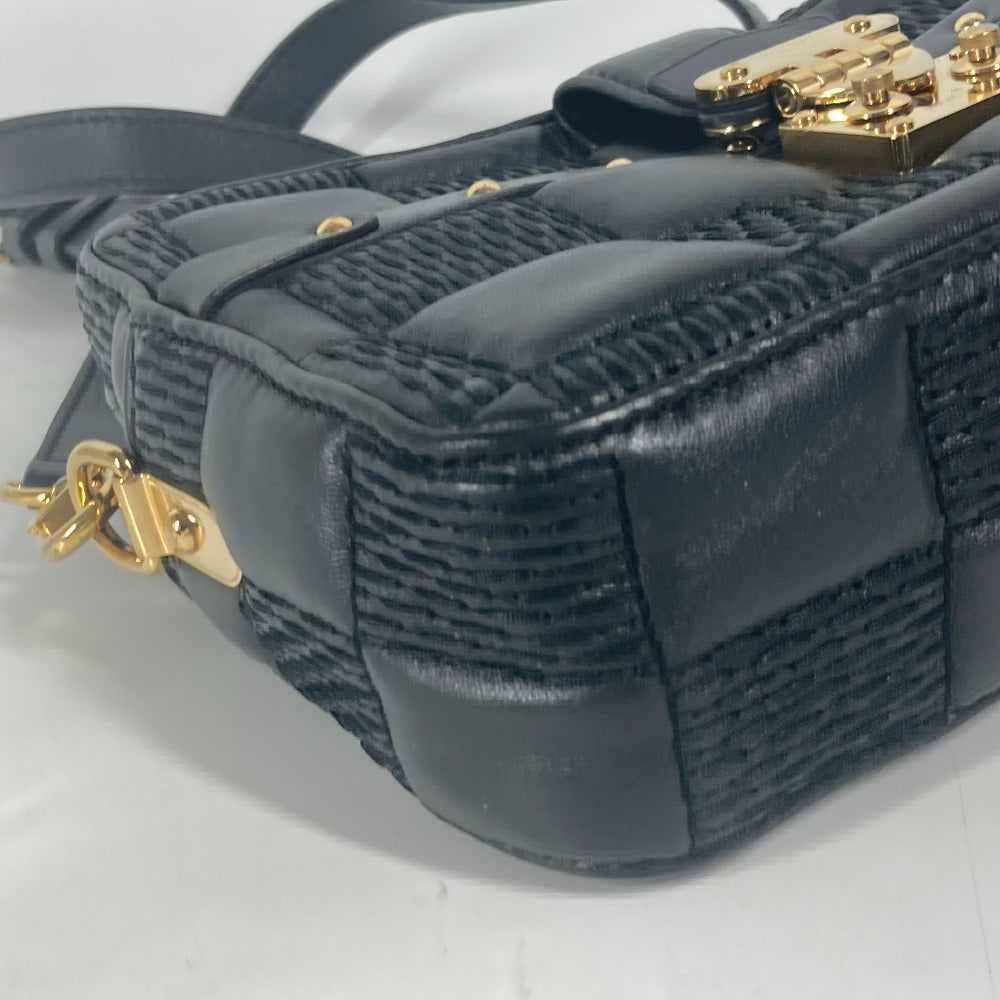 LOUIS VUITTON M59046 ダミエ ポシェット トロカ カバン 斜め掛け ポシェット クラッチバッグ 3WAYバッグ チェーンバッグ ショルダーバッグ レザー レディース ノワール ブラック