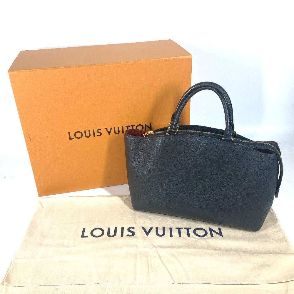LOUIS VUITTON M58916 モノグラムアンプラント プティ・パレ PM カバン トートバッグ ハンドバッグ モノグラムアンプラントレザー レディース ノワール ブラック