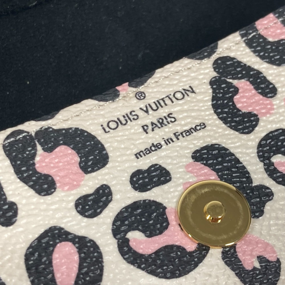 LOUIS VUITTON GI0660 ワイルド・アット・ハート エテュイ・リュネット ウッディー メガネ 眼鏡 アイウェア ポーチ レザー ユニセックス ベージュ