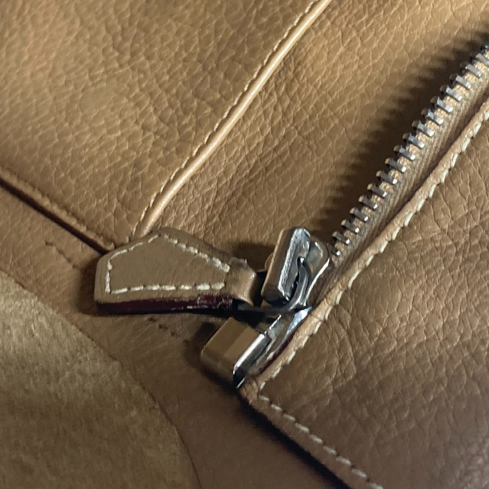 HERMES グッドニュースPM カバン 斜め掛け ショルダーバッグ レザー レディース ベージュ - brandshop-reference