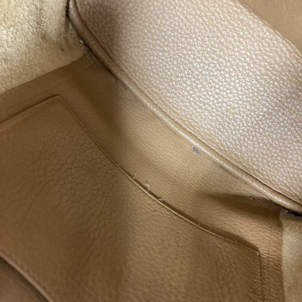 HERMES グッドニュースPM カバン 斜め掛け ショルダーバッグ レザー レディース ベージュ - brandshop-reference