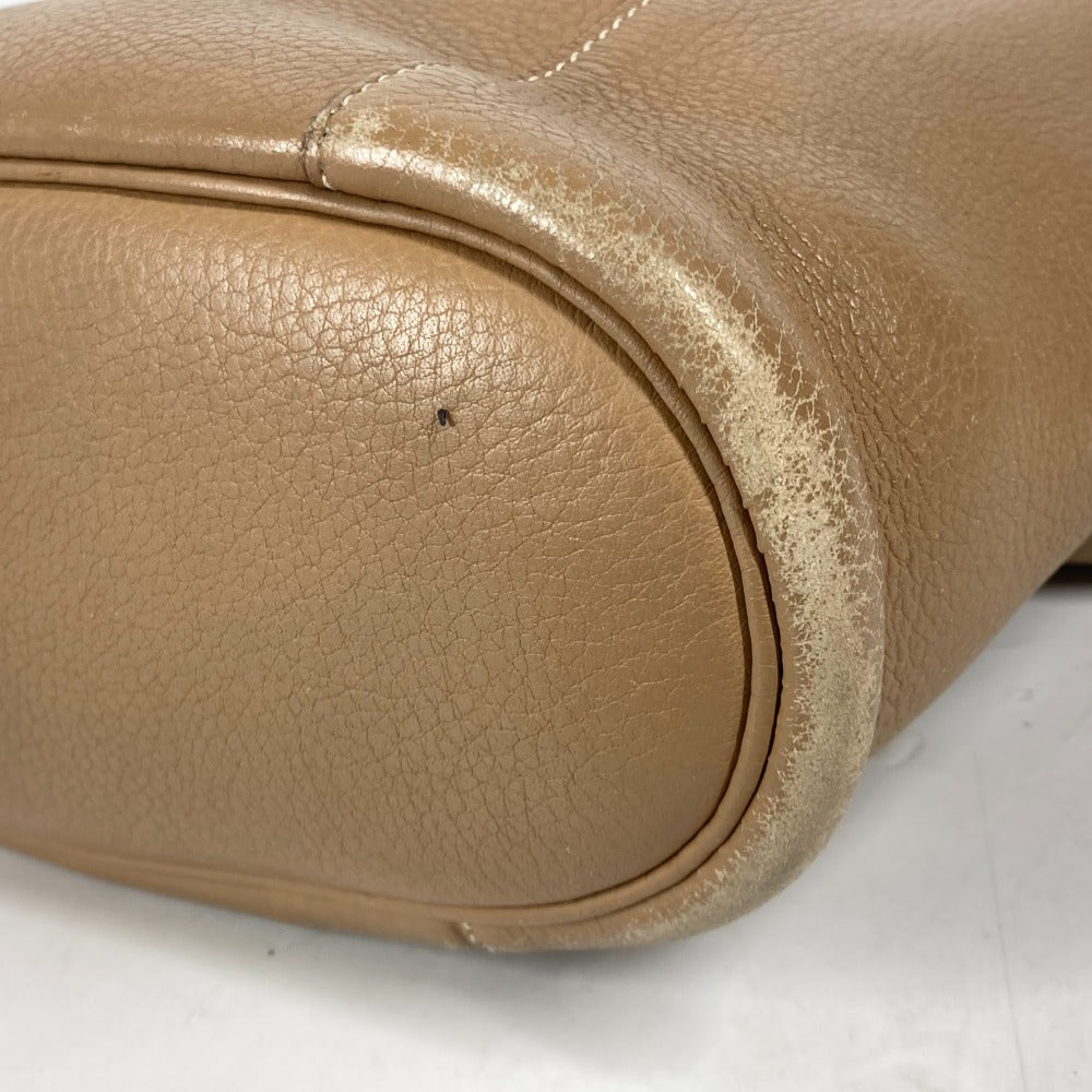 HERMES グッドニュースPM カバン 斜め掛け ショルダーバッグ レザー レディース ベージュ - brandshop-reference