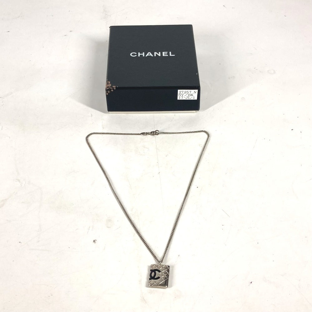 CHANEL 05A カンボンライン CC ココマーク アクセサリー チェーン ネックレス メタル レディース シルバー