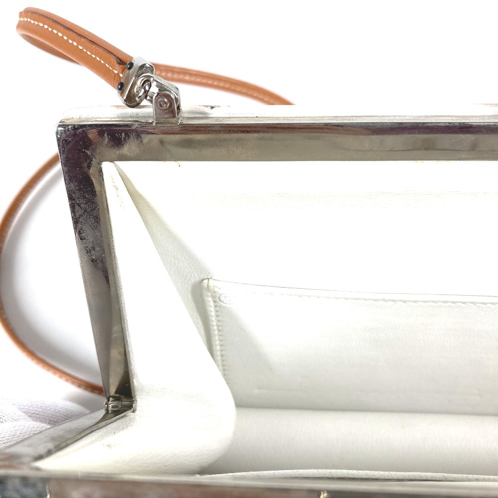 HERMES サックアマリース カバン ポシェット 斜めかけ ショルダーバッグ レザー レディース ホワイト - brandshop-reference