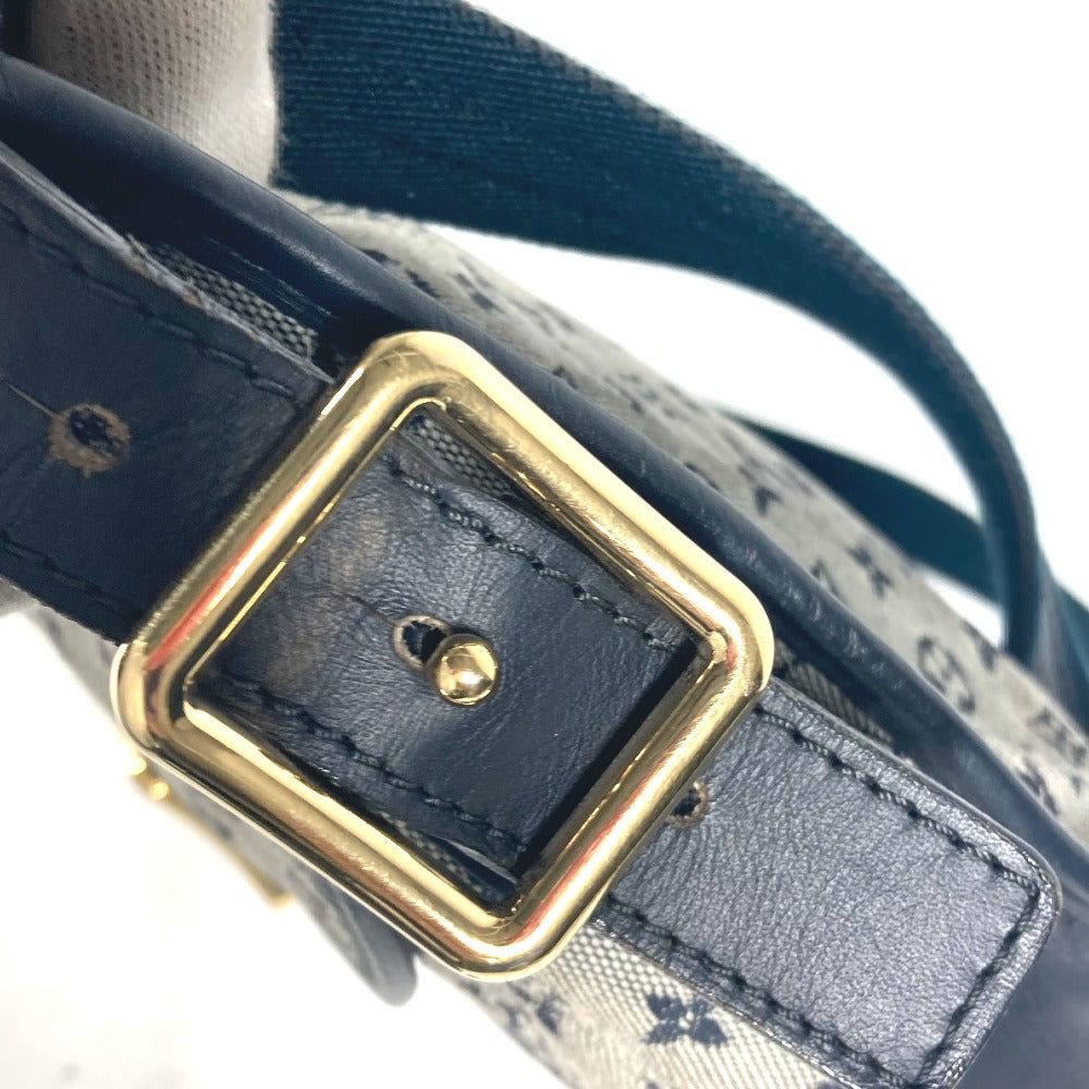 LOUIS VUITTON M92670 モノグラムミニ ベランジェール カバン 斜め掛け フラップ ショルダーバッグ モノグラムミニキャンバス レディース ネイビー