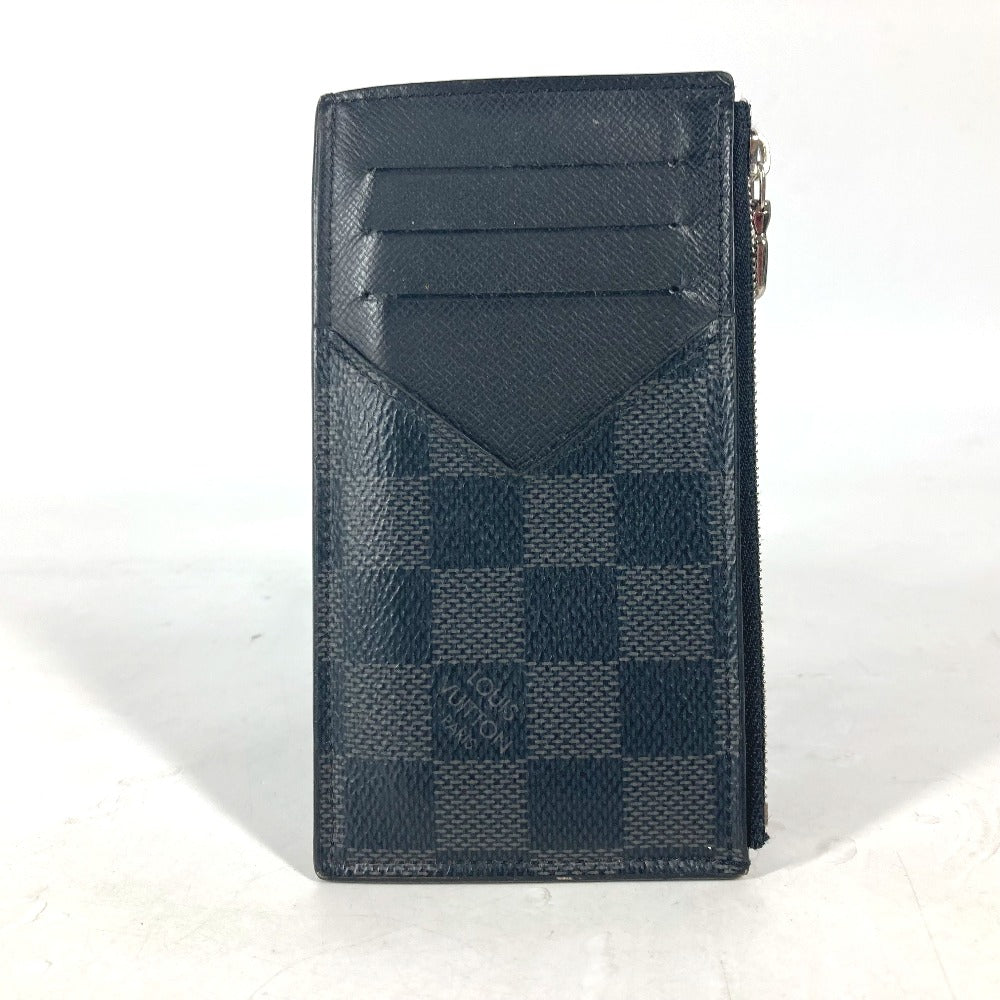 LOUIS VUITTON N64038 ダミエグラフィット コインカード・ホルダー 小銭入れ 財布 フラグメントケース コインケース ダミエグラフィットキャンバス ユニセックス ブラック