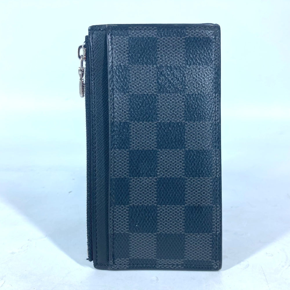 LOUIS VUITTON N64038 ダミエグラフィット コインカード・ホルダー 小銭入れ 財布 フラグメントケース コインケース ダミエグラフィットキャンバス ユニセックス ブラック