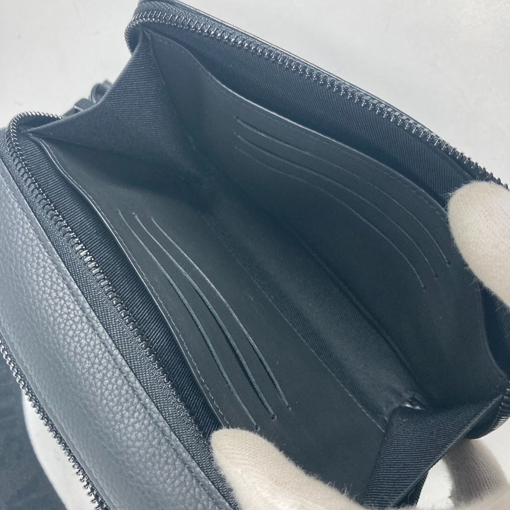 LOUIS VUITTON M59161 LV アエログラム アルファ・ウェアラブル ウォレット カバン ポシェット 長財布 ポーチ ショルダーバッグ レザー ユニセックス ノワール ブラック