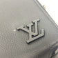 LOUIS VUITTON M59161 LV アエログラム アルファ・ウェアラブル ウォレット カバン ポシェット 長財布 ポーチ ショルダーバッグ レザー ユニセックス ノワール ブラック