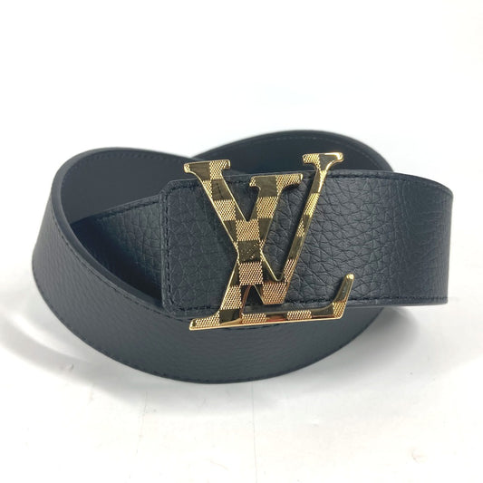 LOUIS VUITTON M0333U ベルト・LV ダミエ 40MM リバーシブル アクセサリー ベルト レザー メンズ ブラック×グレー