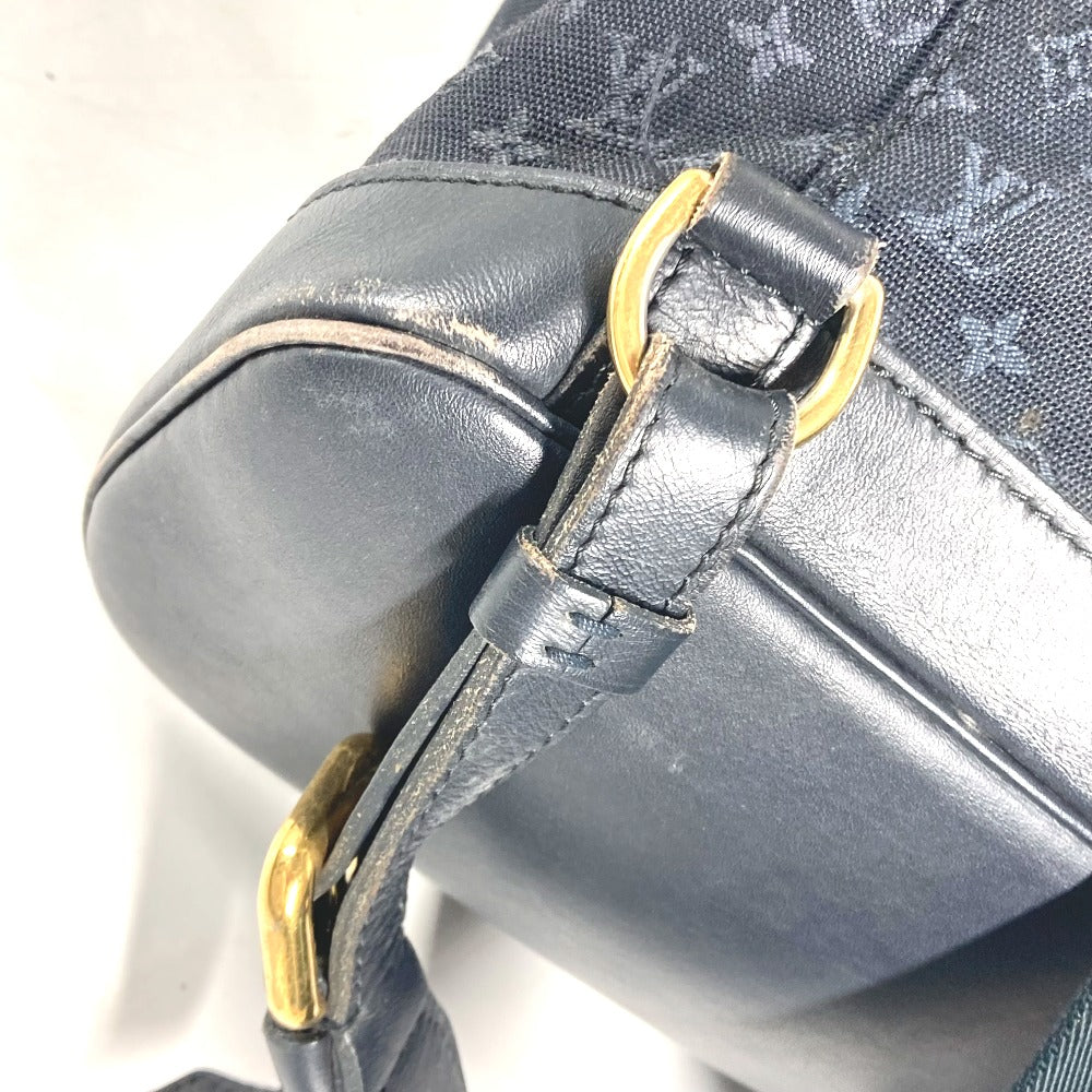 LOUIS VUITTON M92455 モノグラムミニ デニム モンスリGM カバン バックパック リュックサック モノグラムデニム レディース ネイビー