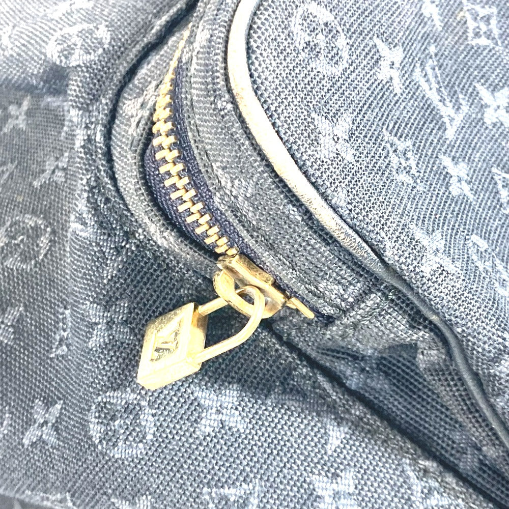 LOUIS VUITTON M92455 モノグラムミニ デニム モンスリGM カバン バックパック リュックサック モノグラムデニム レディース ネイビー