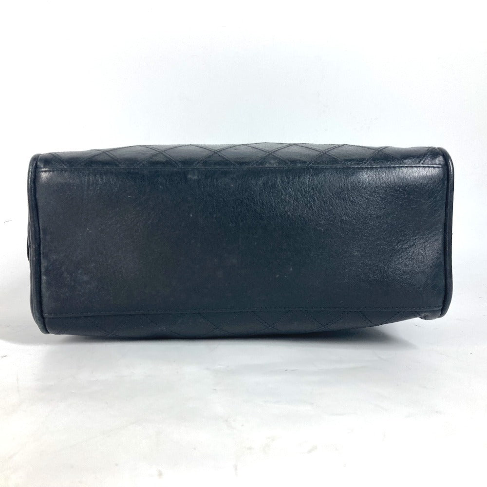 CHANEL ヴィンテージ ビコローレ セカンドバッグ カバン メイクポーチ 化粧ポーチ ポーチ レザー レディース ブラック - brandshop-reference