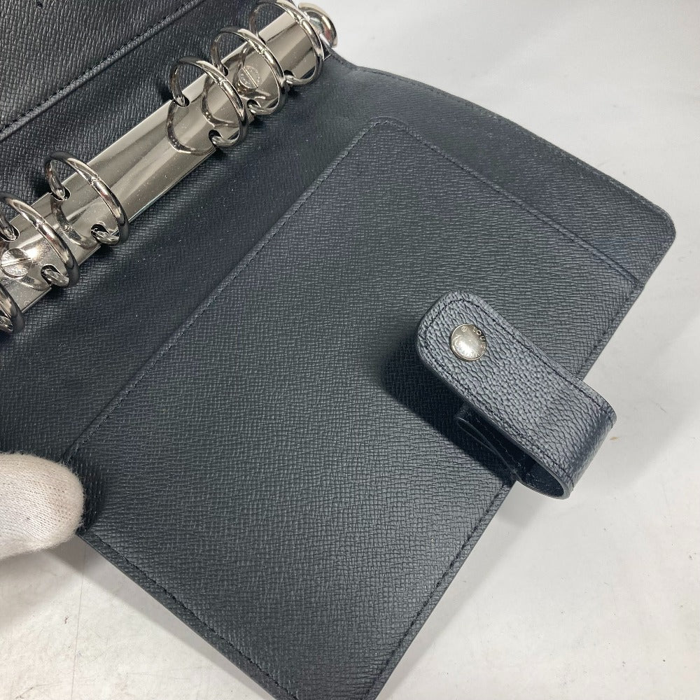 LOUIS VUITTON  R20242 ダミエグラフィット アジェンダ MM システム手帳 ステーショナリー 手帳カバー ダミエグラフィットキャンバス ユニセックス ブラック - brandshop-reference