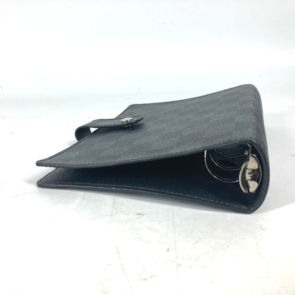 LOUIS VUITTON  R20242 ダミエグラフィット アジェンダ MM システム手帳 ステーショナリー 手帳カバー ダミエグラフィットキャンバス ユニセックス ブラック - brandshop-reference