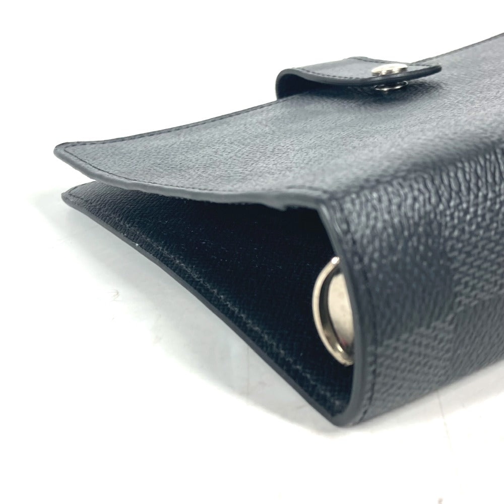LOUIS VUITTON  R20242 ダミエグラフィット アジェンダ MM システム手帳 ステーショナリー 手帳カバー ダミエグラフィットキャンバス ユニセックス ブラック - brandshop-reference