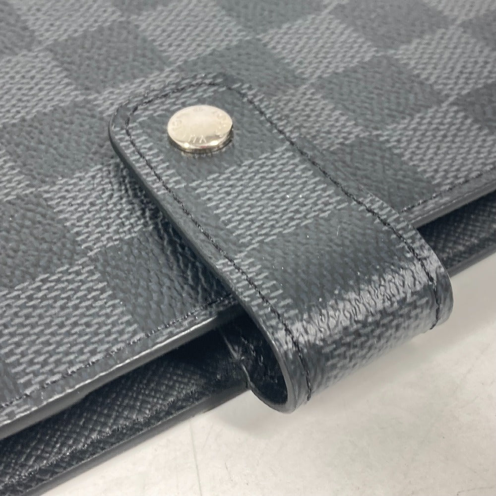 LOUIS VUITTON  R20242 ダミエグラフィット アジェンダ MM システム手帳 ステーショナリー 手帳カバー ダミエグラフィットキャンバス ユニセックス ブラック - brandshop-reference